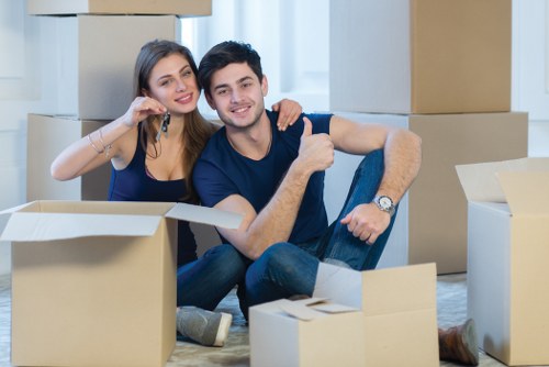 Professional house removalists working in West Kensington street