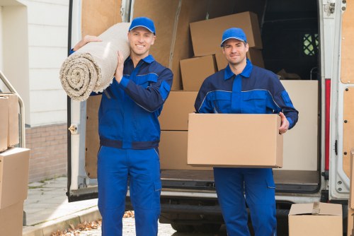 Local removal vehicle parked for a Westkensington property move
