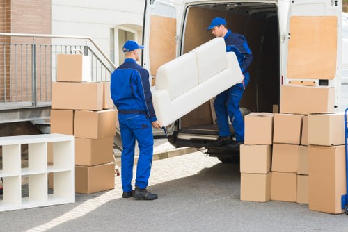Packing and moving boxes for a West Kensington removal service