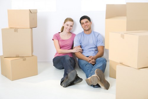 Same day removals team handling a quick home move in West Kensington