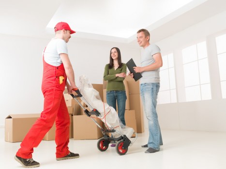 Efficient packing and loading during a West Kensington same day removal