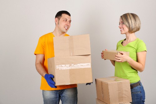 Checklist and packing supplies for a West Kensington moving day